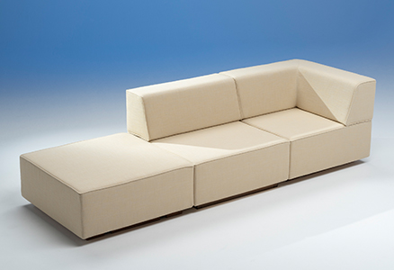 Bruns Yachtausstattung Loungemöbel 3 Module als Chaiselongue aufgebaut